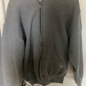 Vintage Russell zip- up hoodie